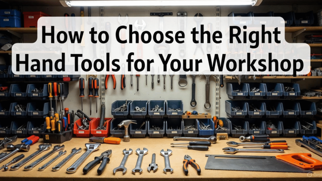 How to Choose the Right Hand Tools for Your Workshop